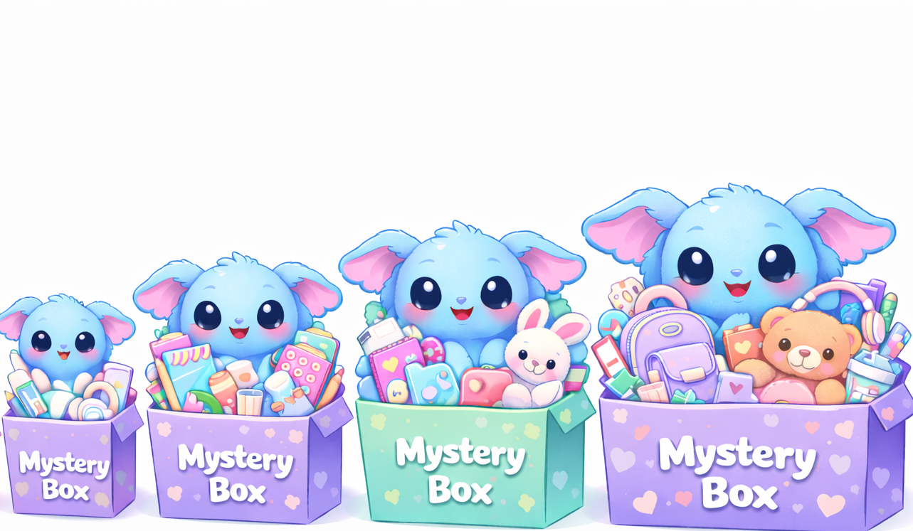 Geschenk Paket (Blau) Alien